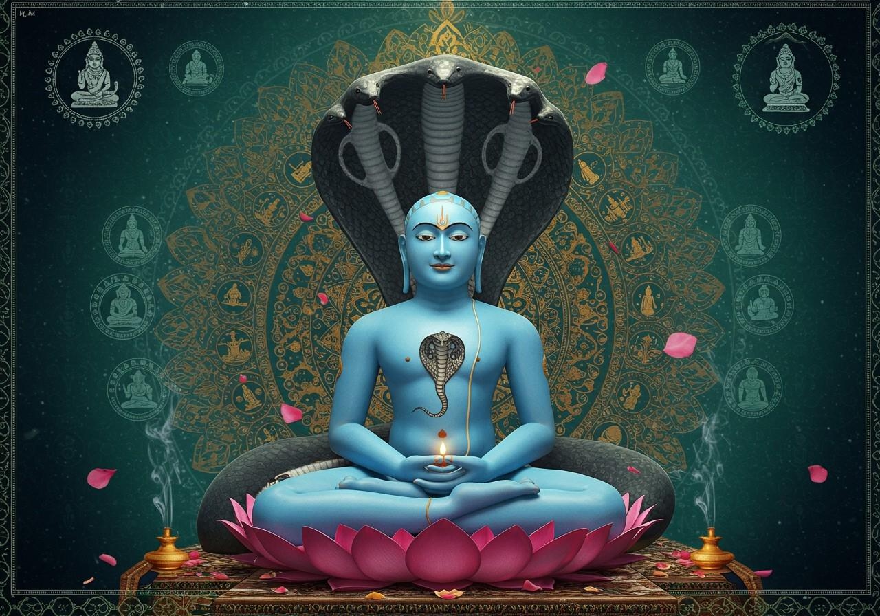 Symbolism and iconography of Parshvanath Bhagwan with serpent canopy